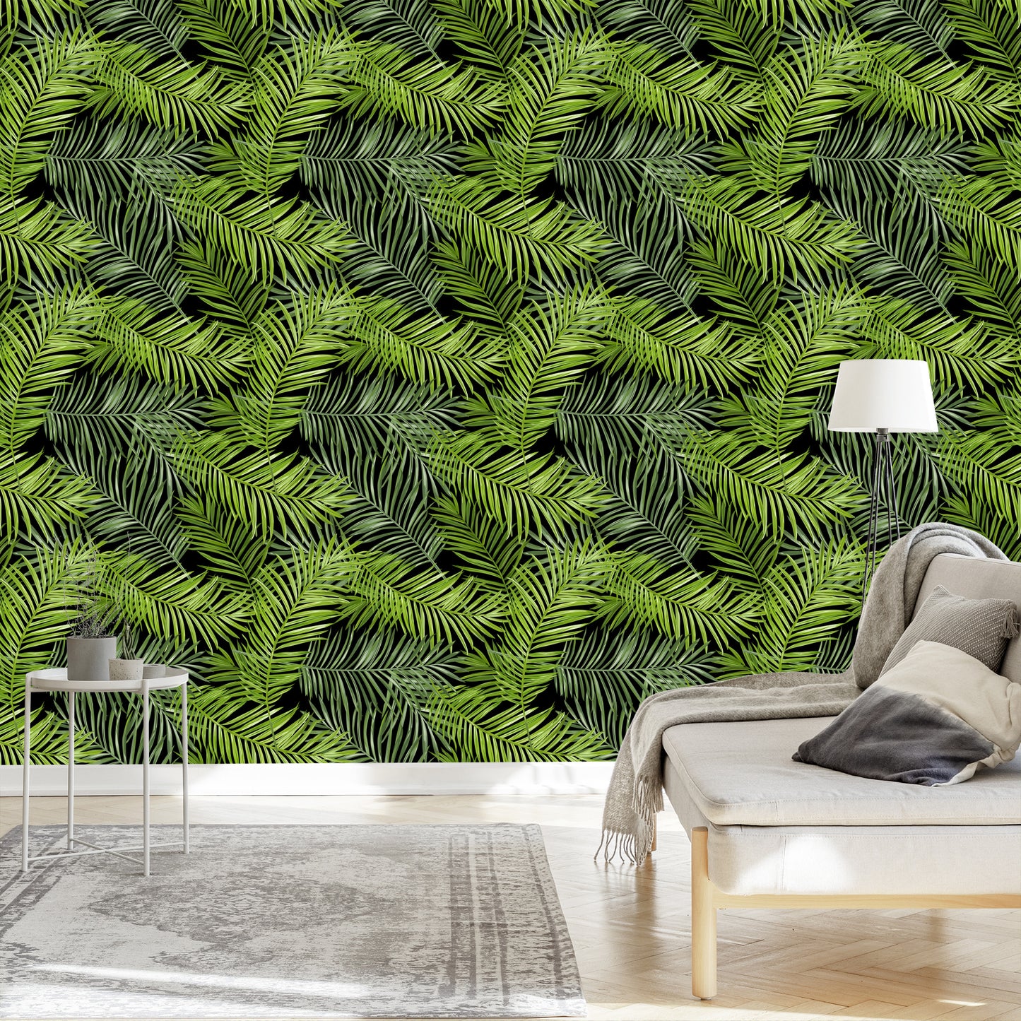Wallpaper Slender Leaves