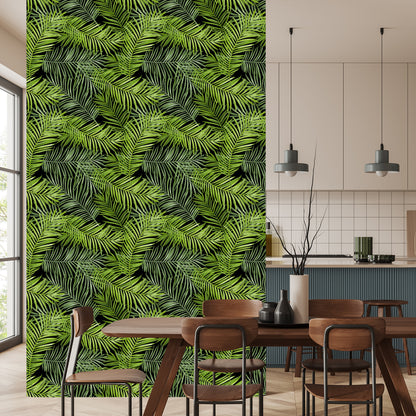 Wallpaper Slender Leaves