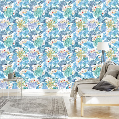 Wallpaper Leaves And Flowers Of Magnolia