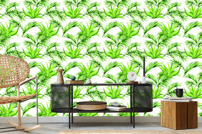 Wallpaper Green Leaves