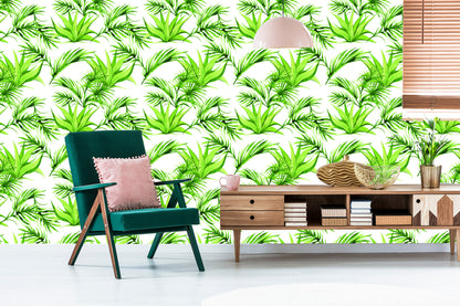 Wallpaper Green Leaves