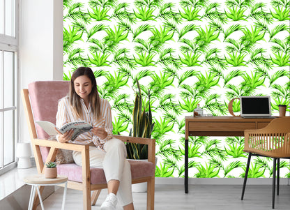 Wallpaper Green Leaves