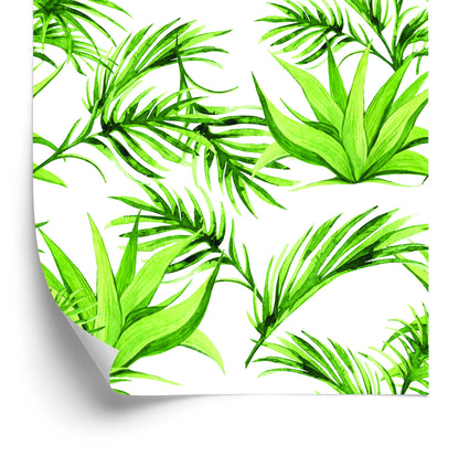 Wallpaper Green Leaves