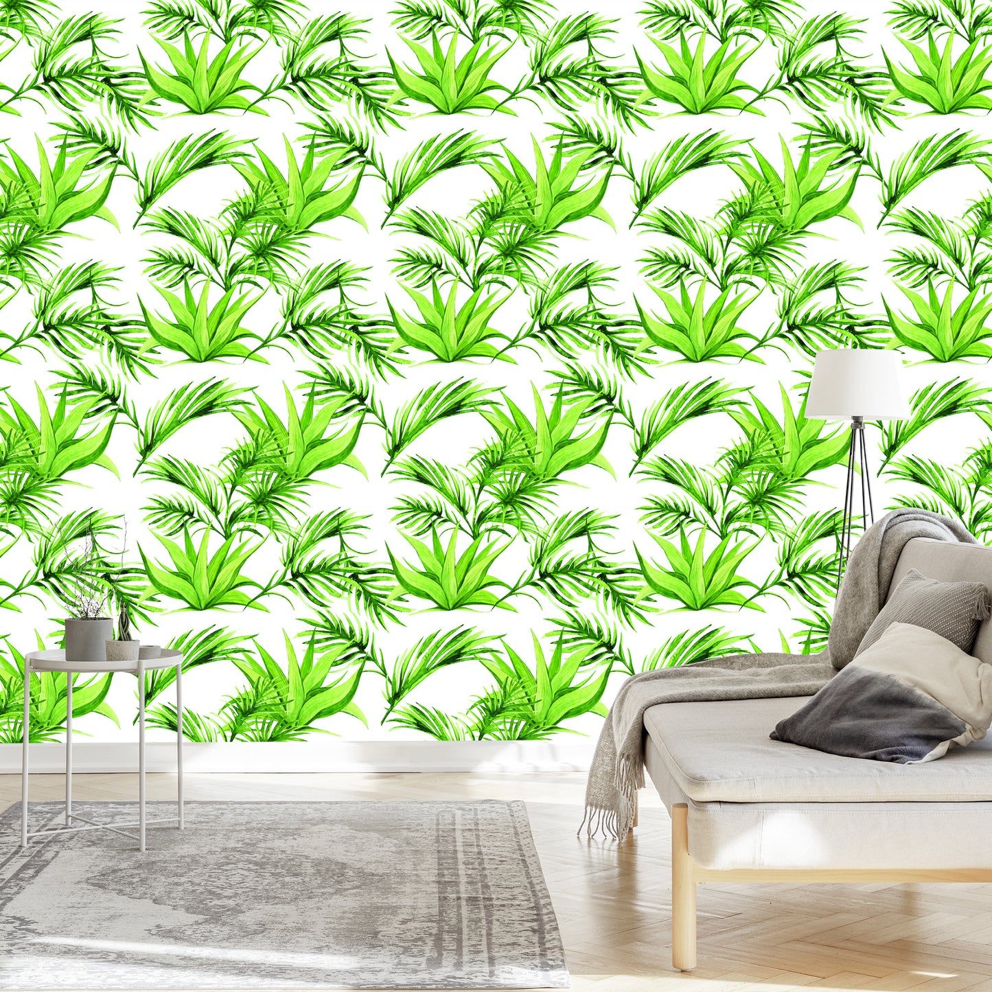 Wallpaper Green Leaves
