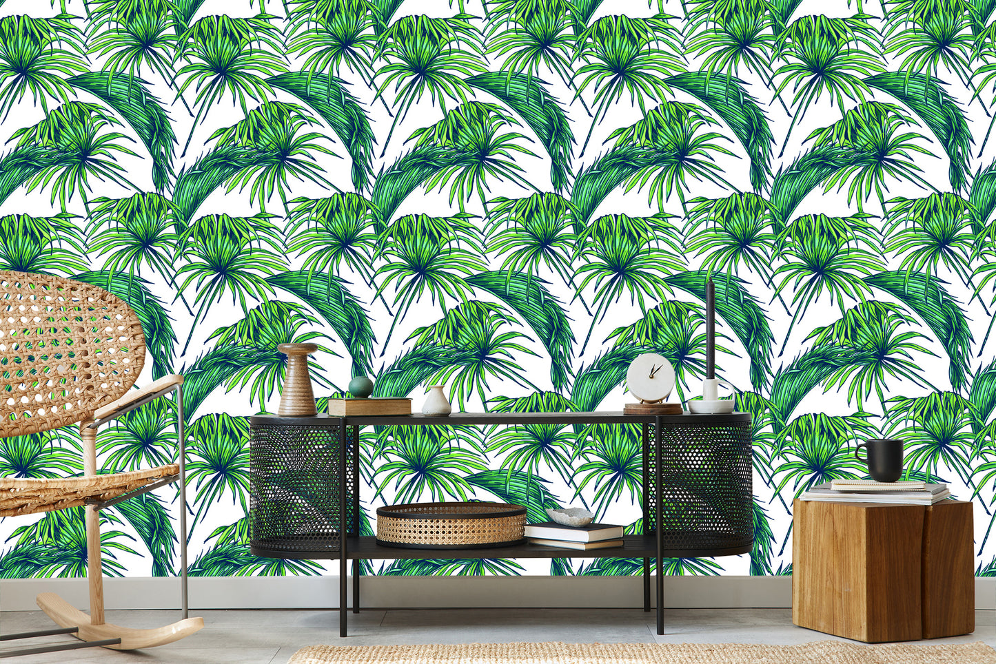 Wallpaper Palm Leaves