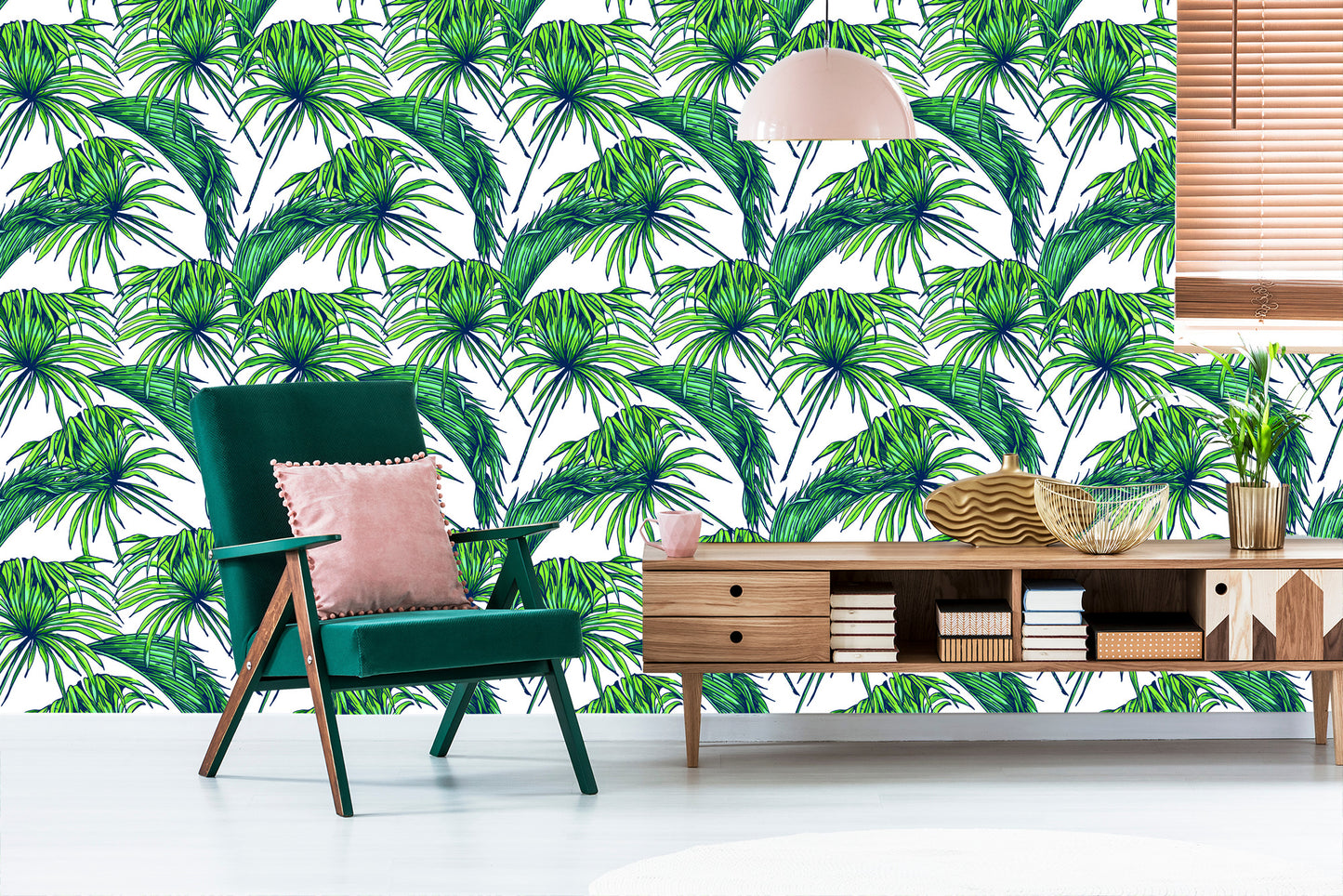 Wallpaper Palm Leaves