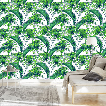 Wallpaper Palm Leaves
