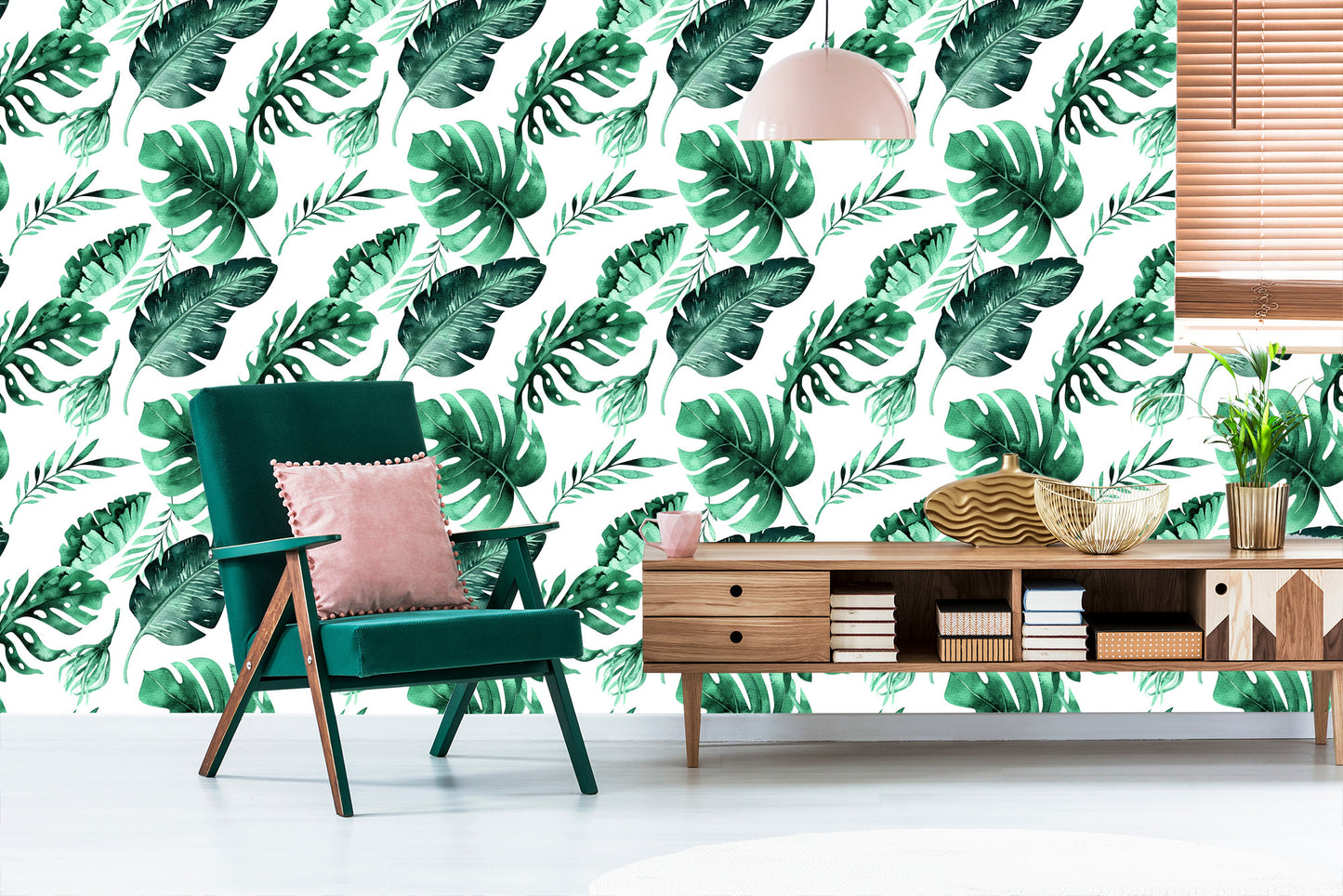 Wallpaper Beautiful Exotic Leaves