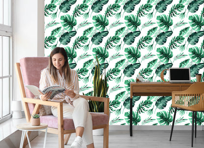 Wallpaper Beautiful Exotic Leaves