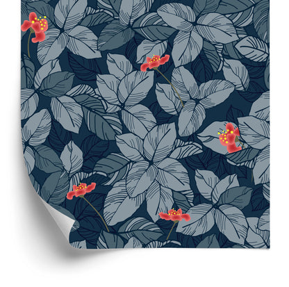 Wallpaper Flowers And Leaves