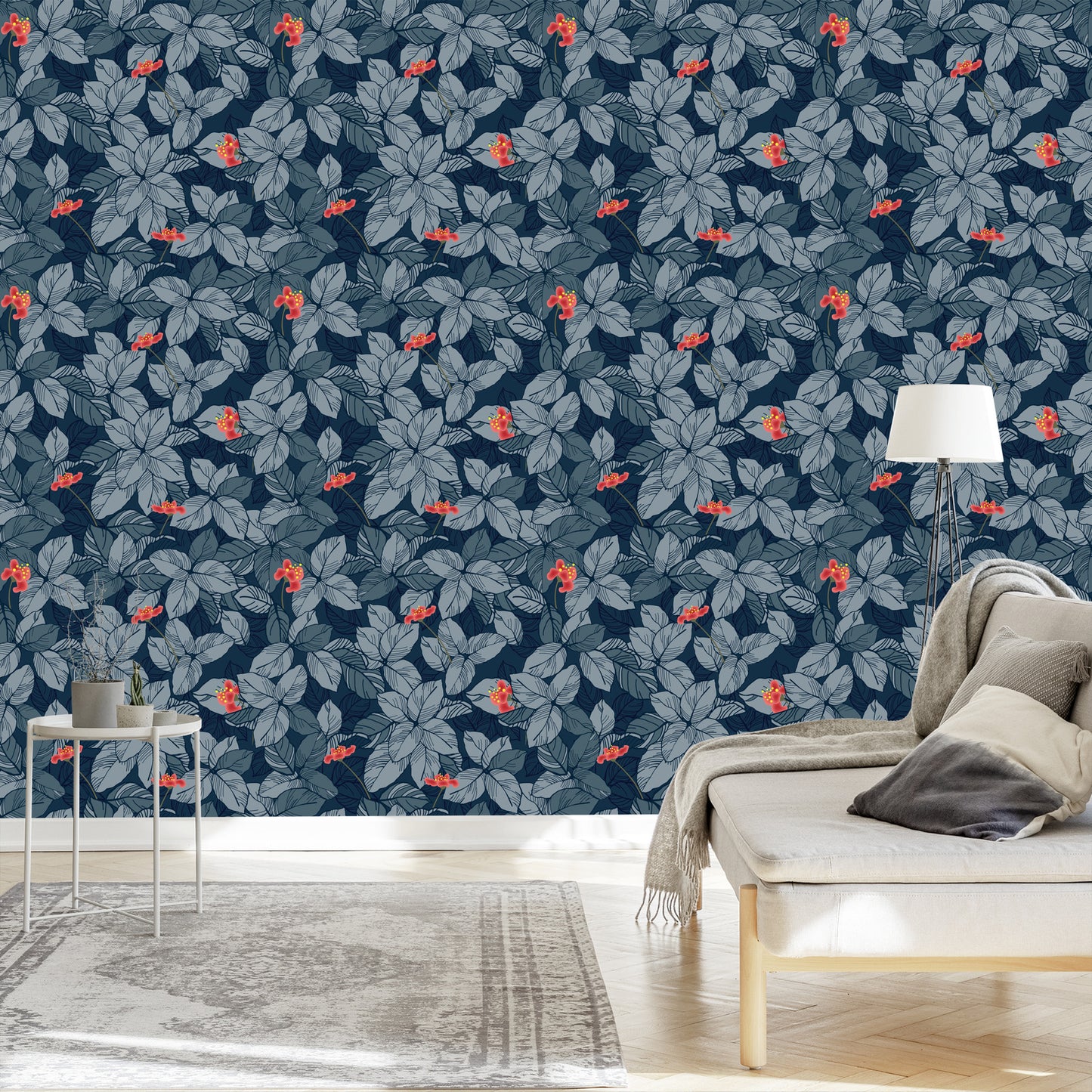Wallpaper Flowers And Leaves