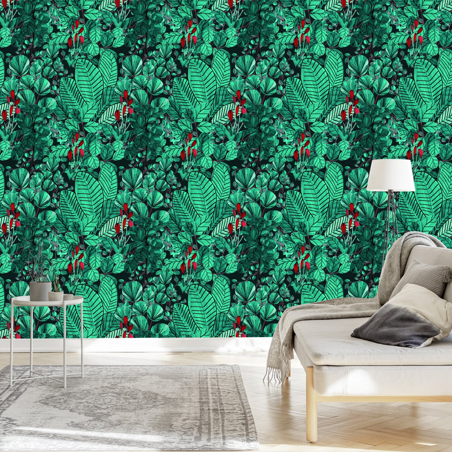 Wallpaper Monstera Leaves