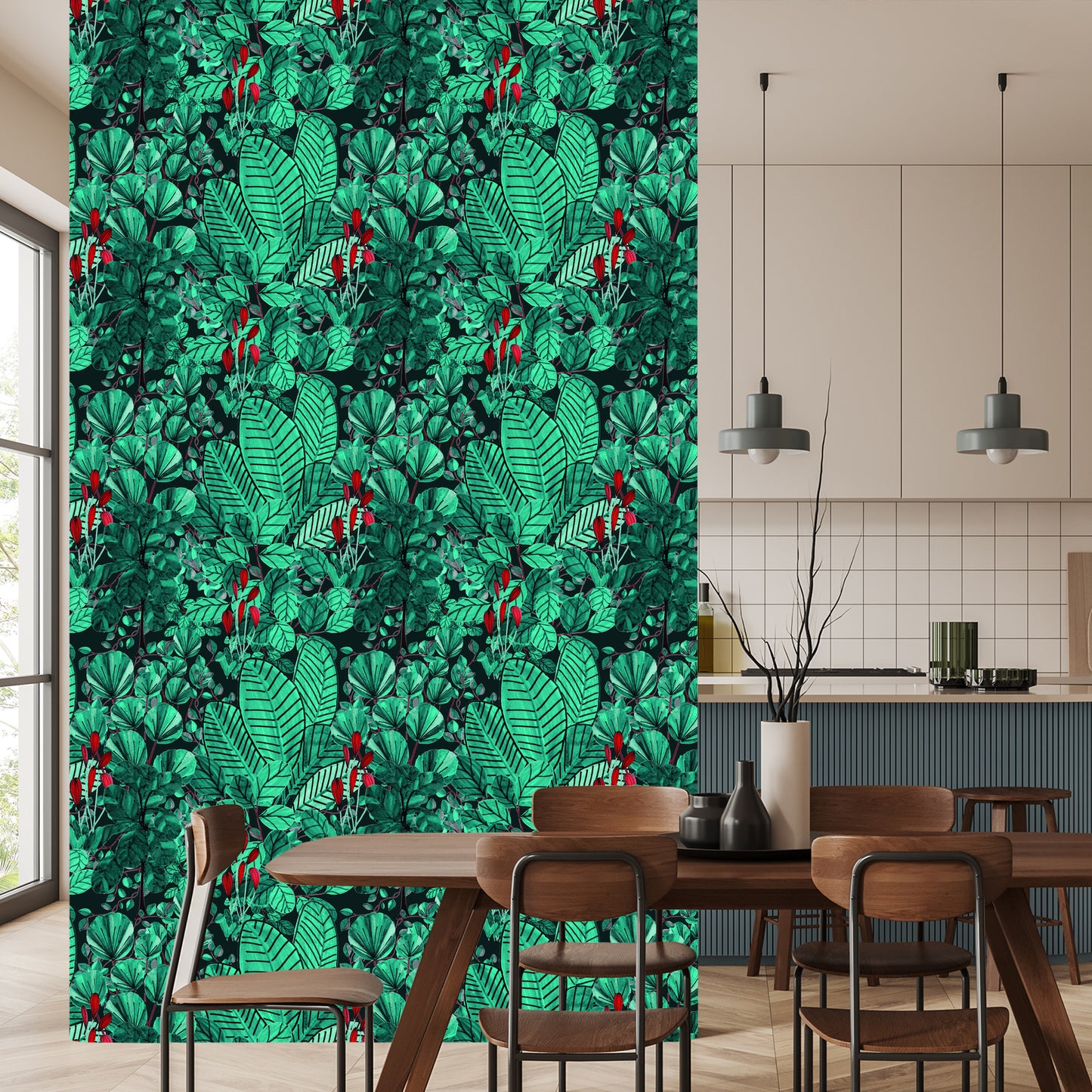 Wallpaper Monstera Leaves