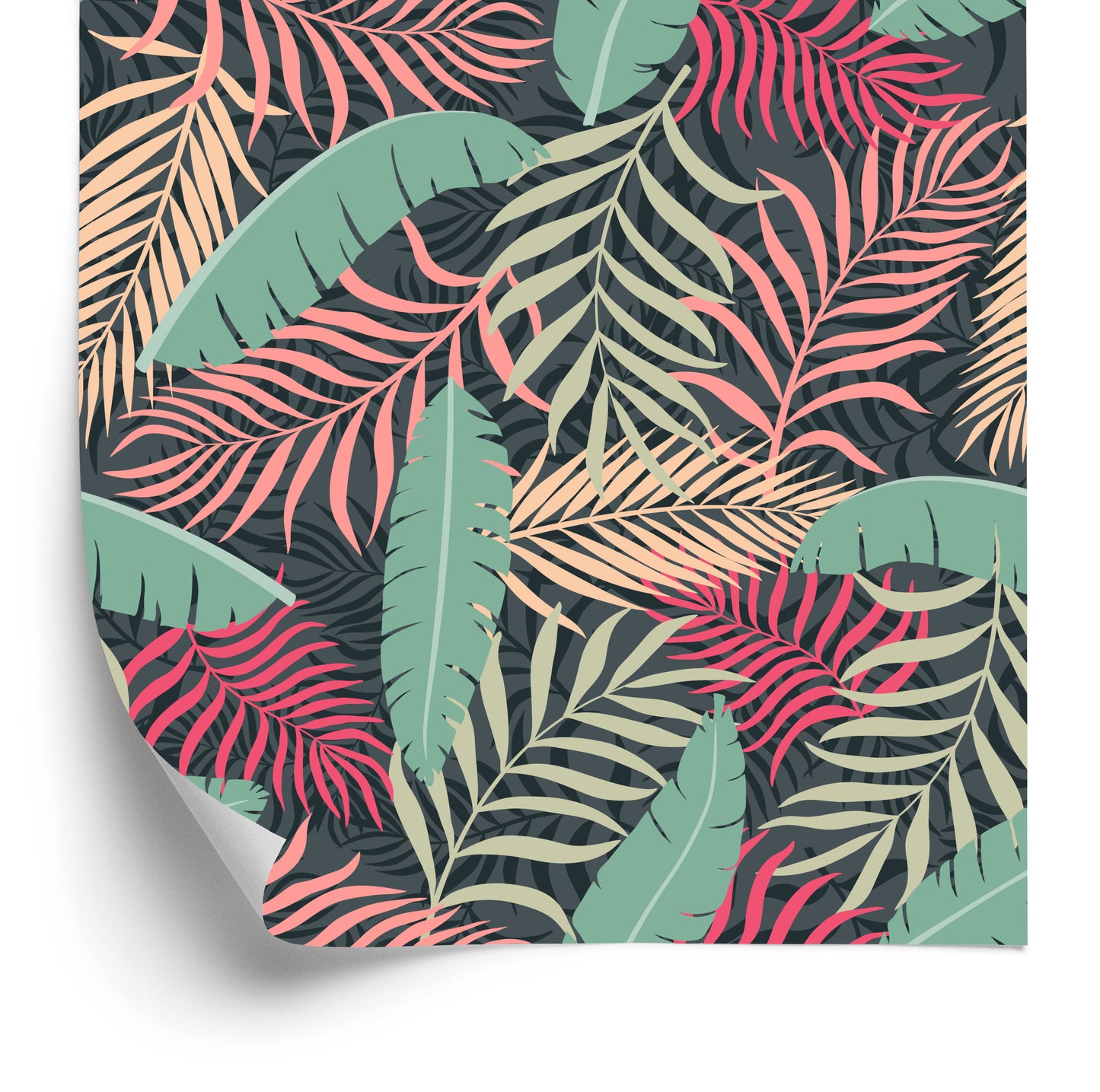 Wallpaper Colorful Exotic Leaves