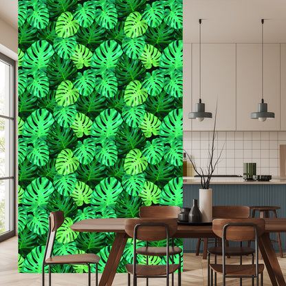 Wallpaper Monstera Leaves