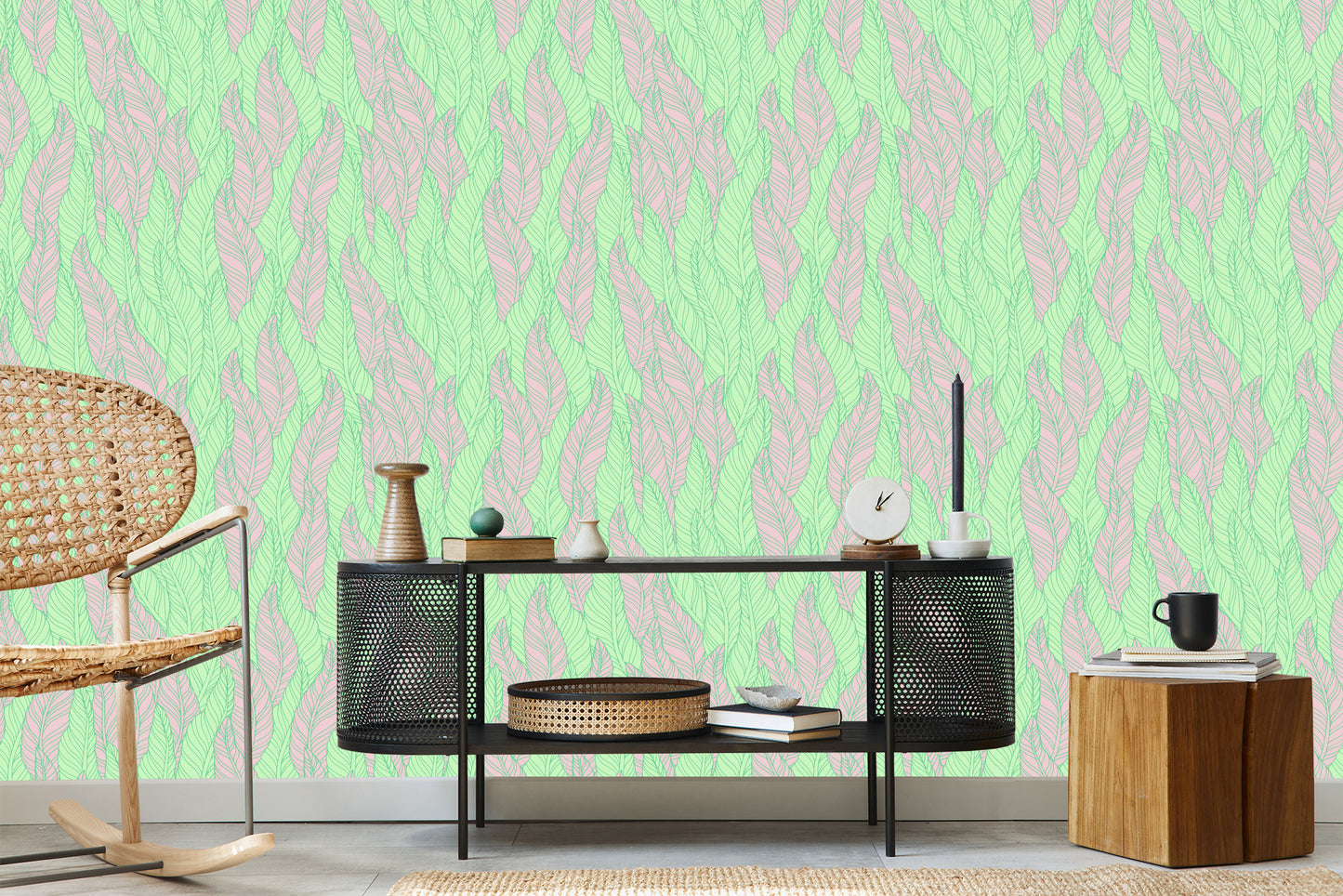 Wallpaper Exotic Forest Leaves