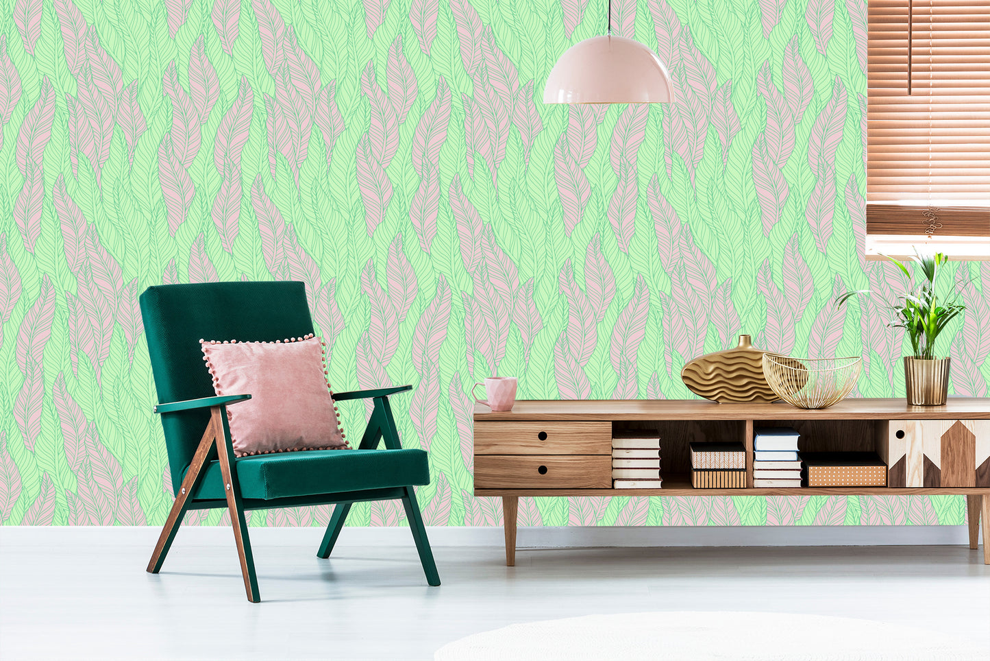 Wallpaper Exotic Forest Leaves