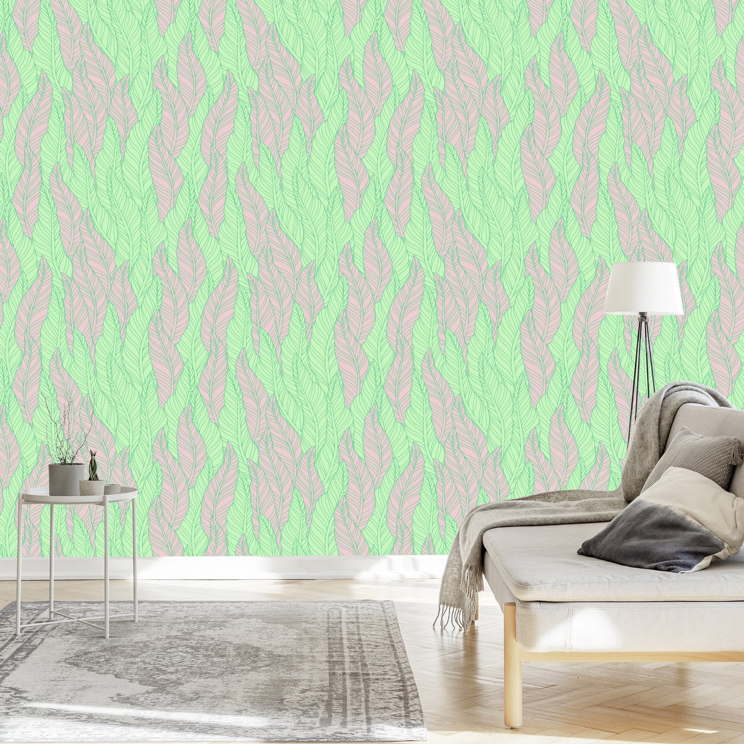 Wallpaper Exotic Forest Leaves