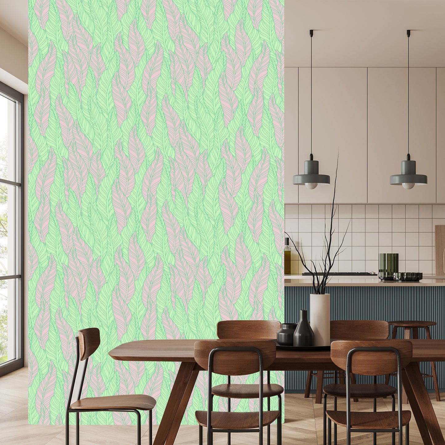 Wallpaper Exotic Forest Leaves