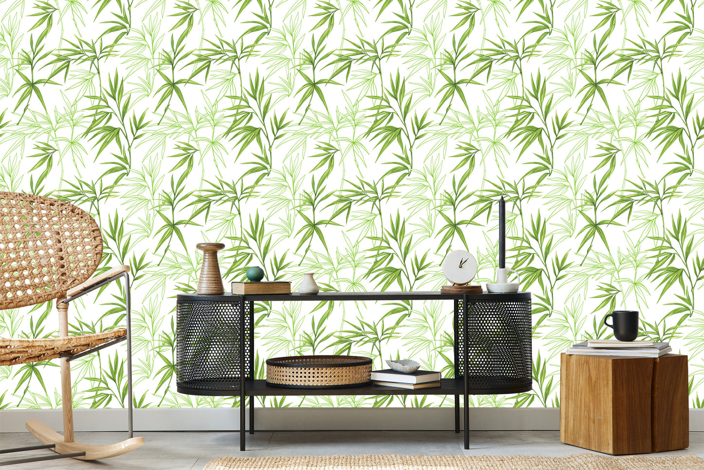 Wallpaper Drawings Of Bamboo Leaves