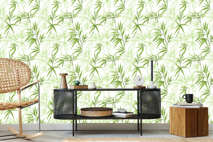Wallpaper Drawings Of Bamboo Leaves