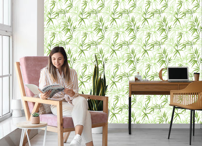 Wallpaper Drawings Of Bamboo Leaves