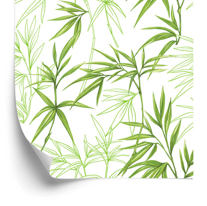 Wallpaper Drawings Of Bamboo Leaves
