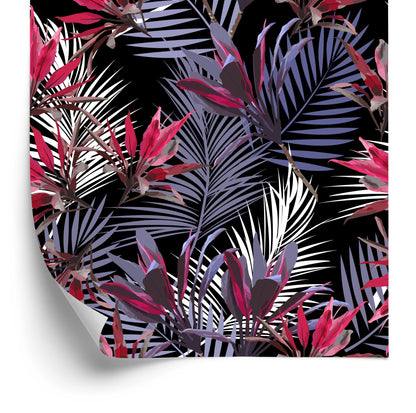 Wallpaper Exotic Palm Leaves