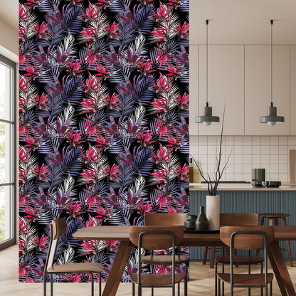 Wallpaper Exotic Palm Leaves