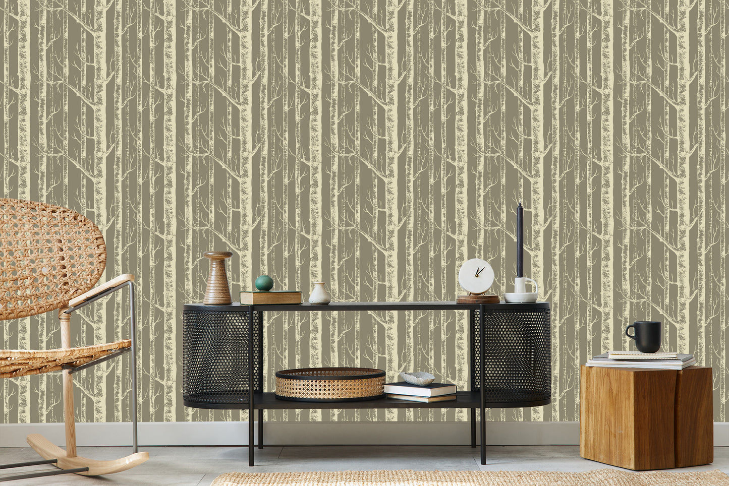 Wallpaper Vintage Trees