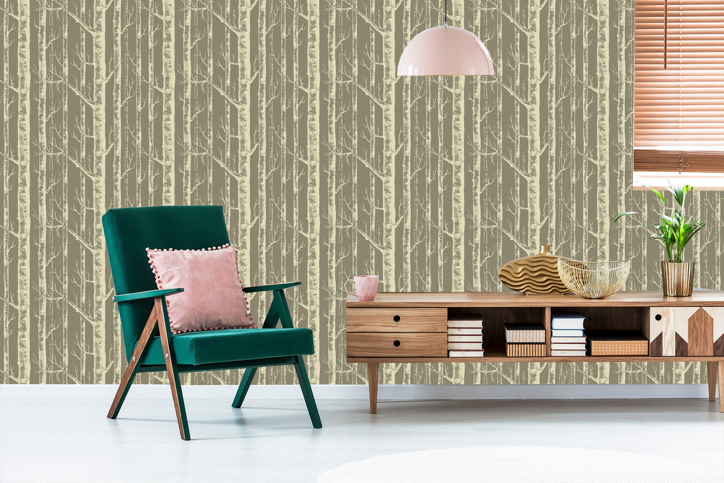 Wallpaper Vintage Trees