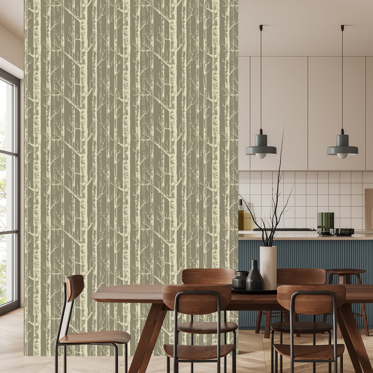 Wallpaper Vintage Trees