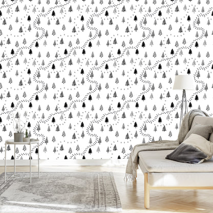 Wallpaper Trees For A Baby's Room