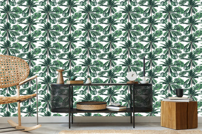 Wallpaper Nature Palm Forest For Living Room Bedroom