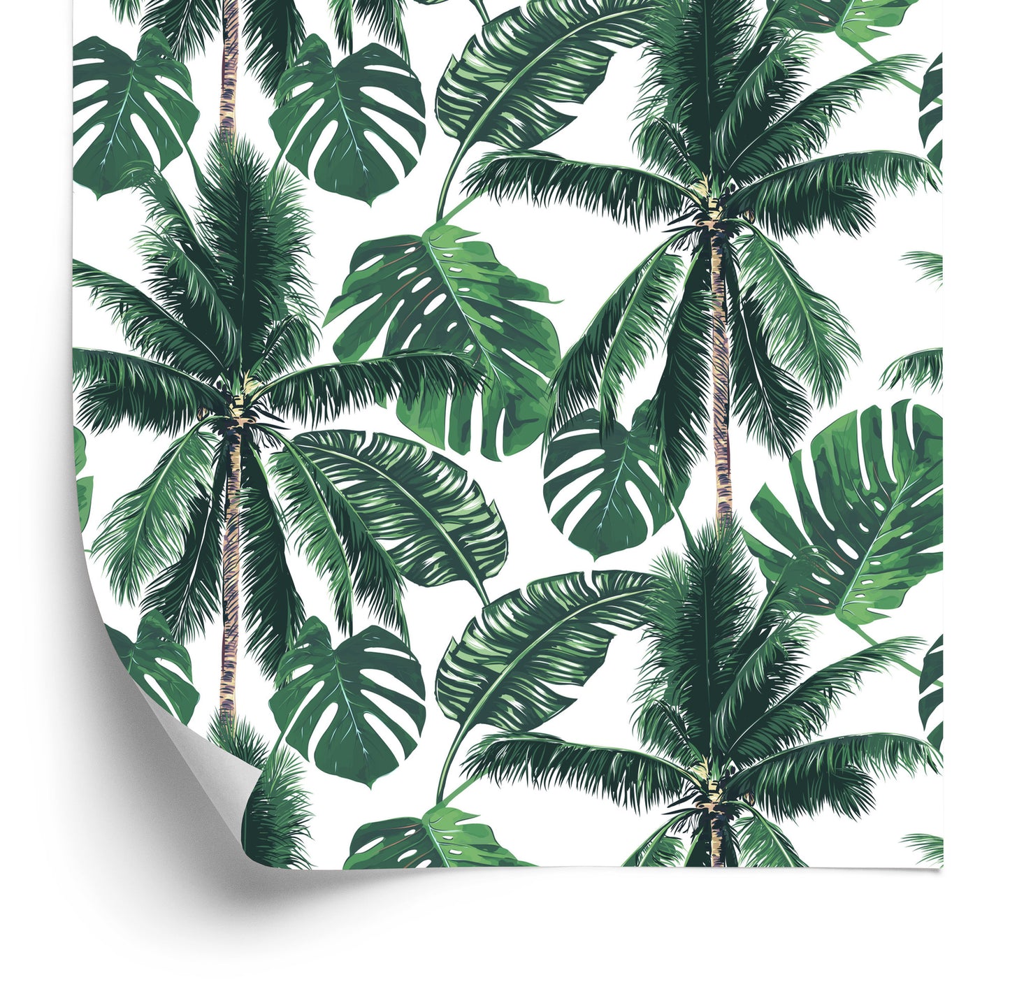 Wallpaper Nature Palm Forest For Living Room Bedroom