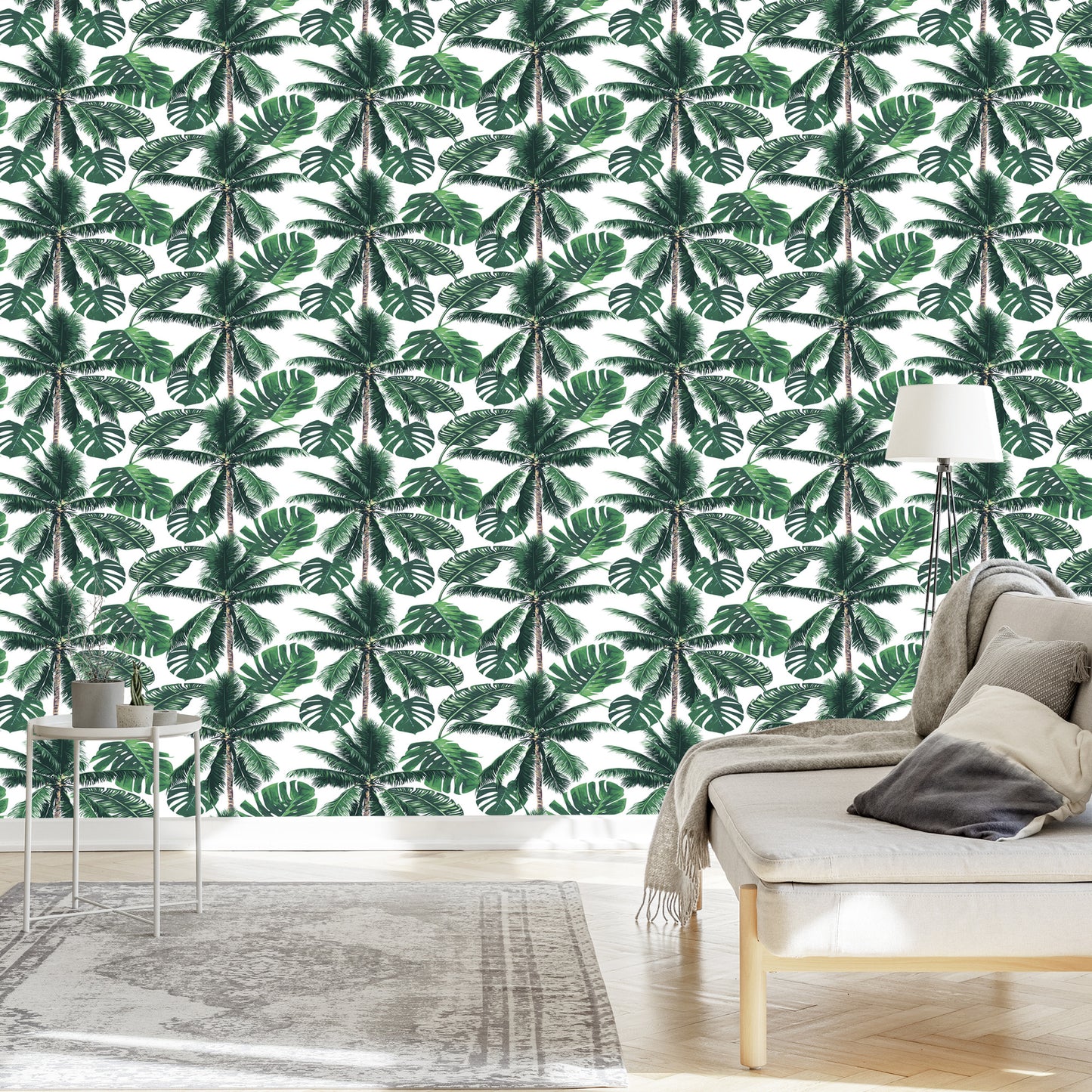 Wallpaper Nature Palm Forest For Living Room Bedroom