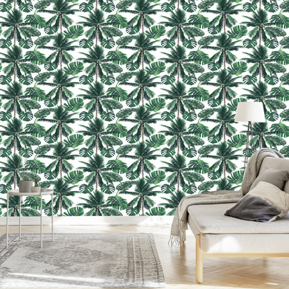 Wallpaper Nature Palm Forest For Living Room Bedroom