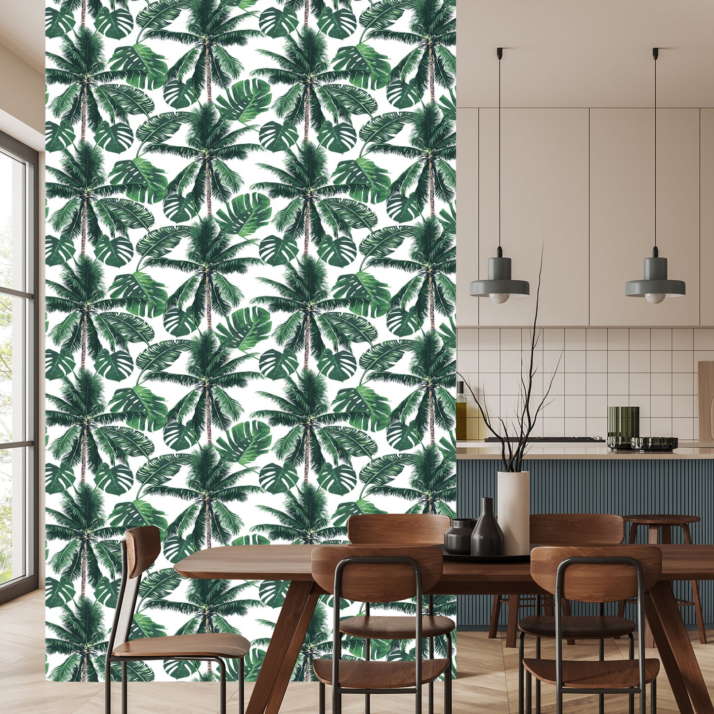Wallpaper Nature Palm Forest For Living Room Bedroom