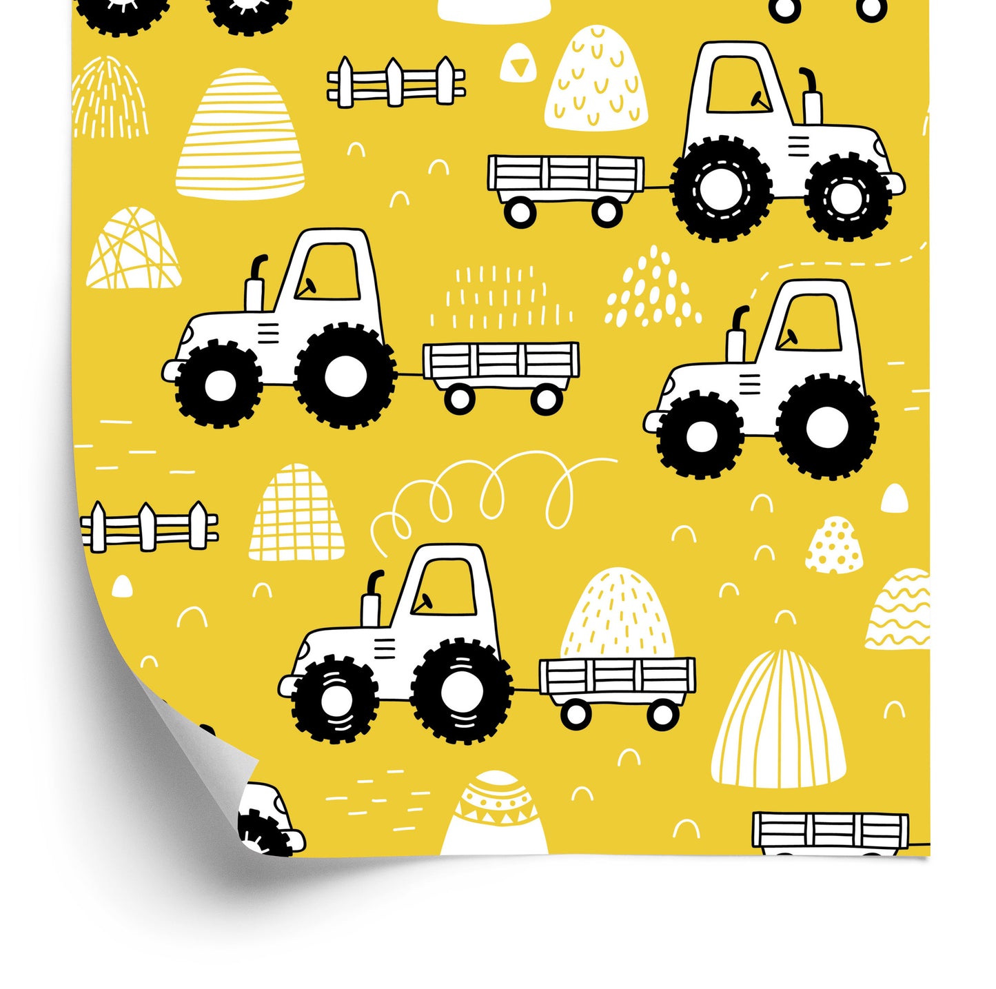 Wallpaper Tractors On The Farm