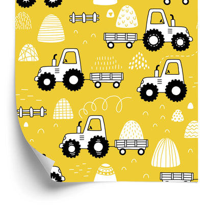 Wallpaper Tractors On The Farm