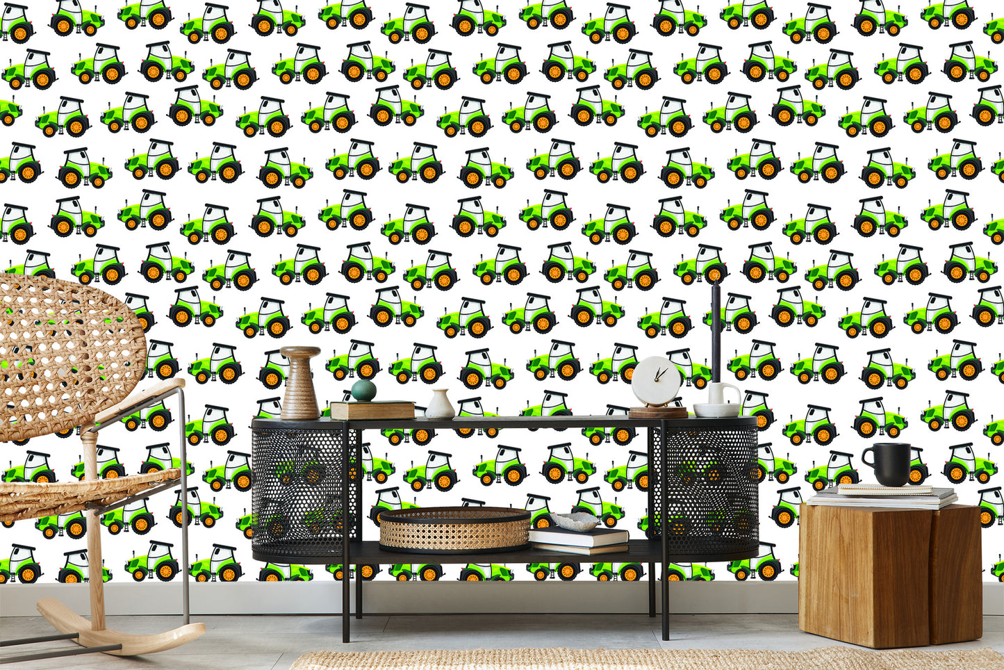 Wallpaper Fairy-Tale Green