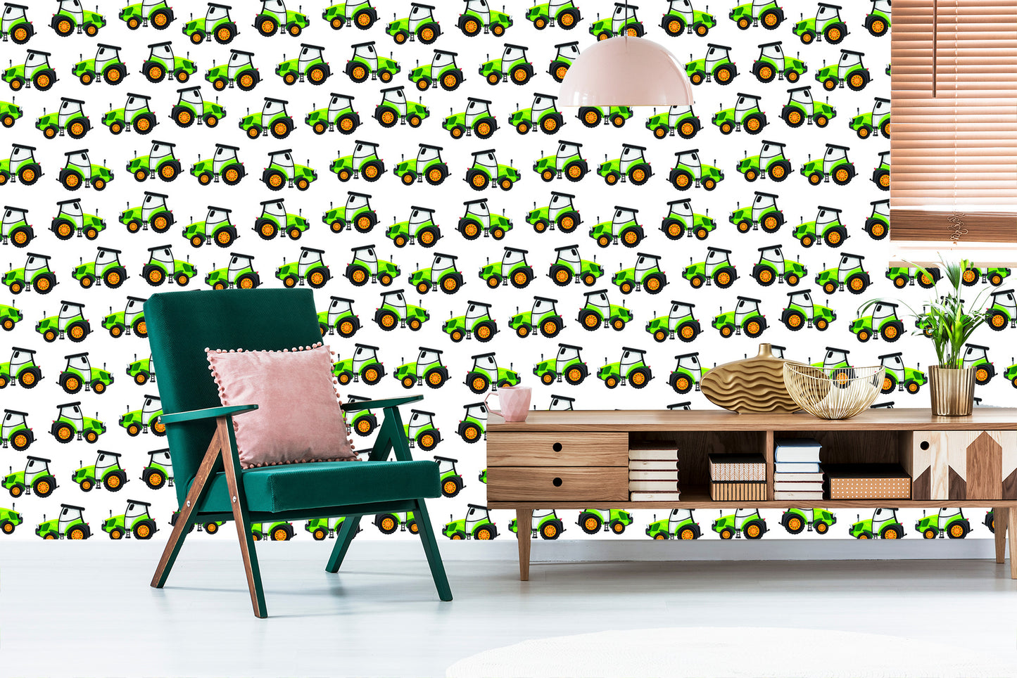 Wallpaper Fairy-Tale Green