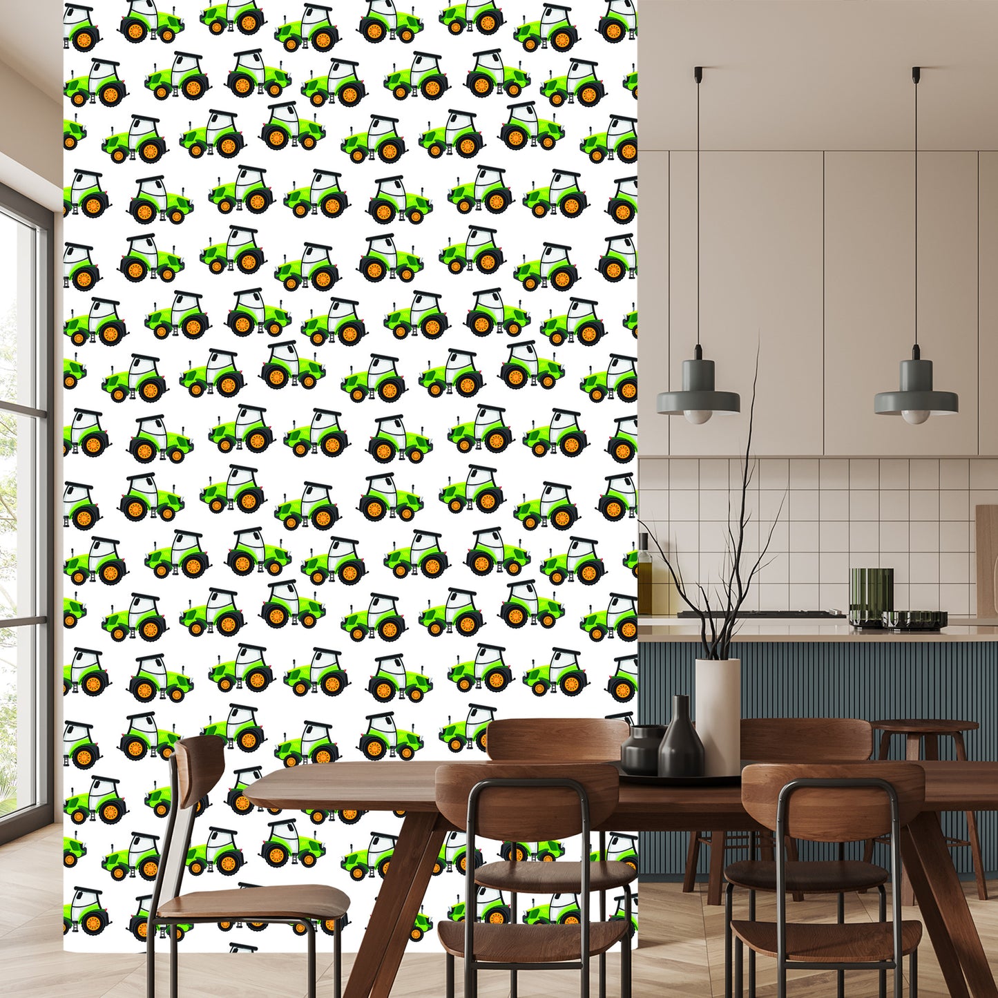 Wallpaper Fairy-Tale Green