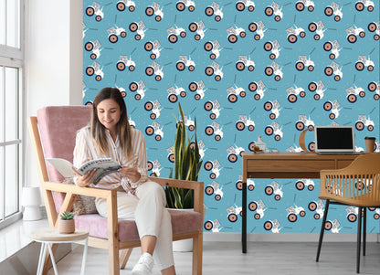 Wallpaper Tractors With Stars