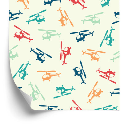 Wallpaper Colorful Helicopters