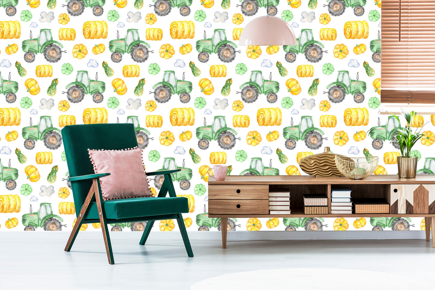 Wallpaper Tractors With Vegetables