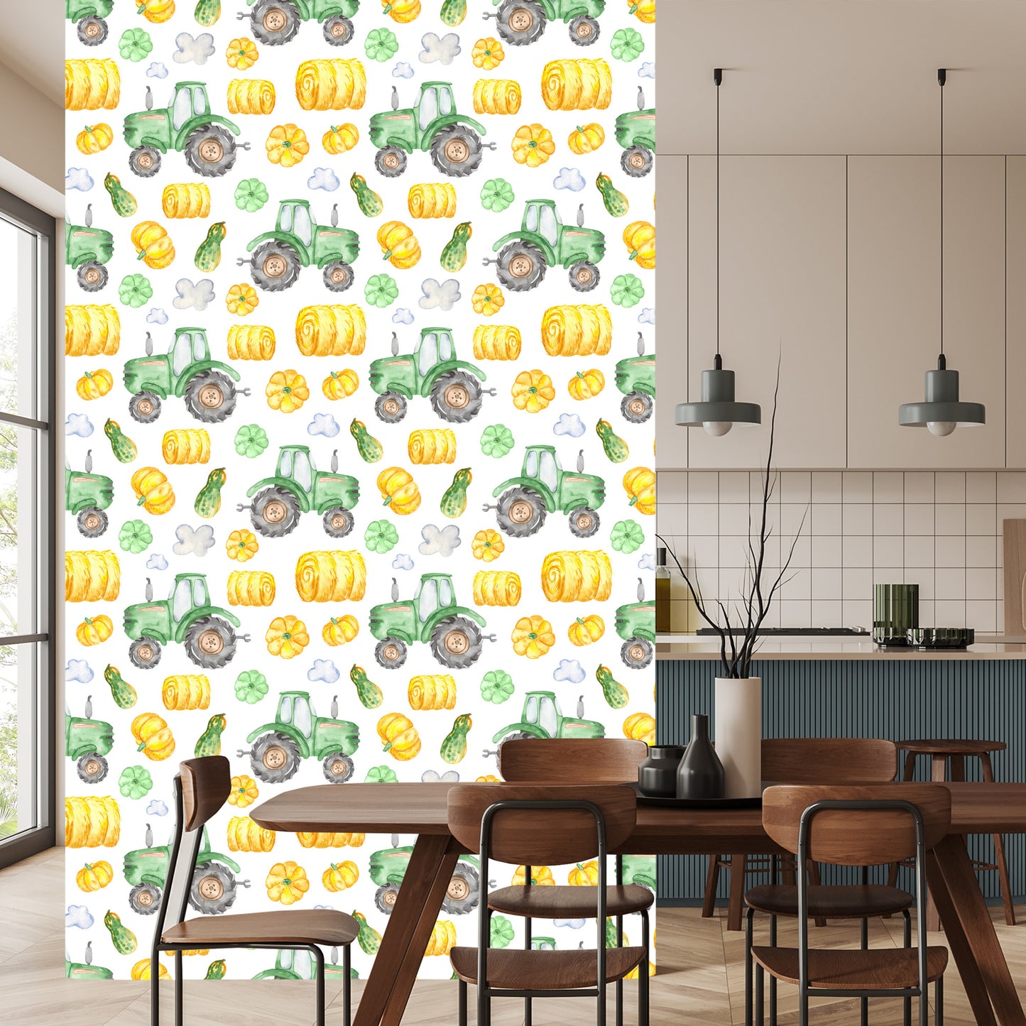 Wallpaper Tractors With Vegetables
