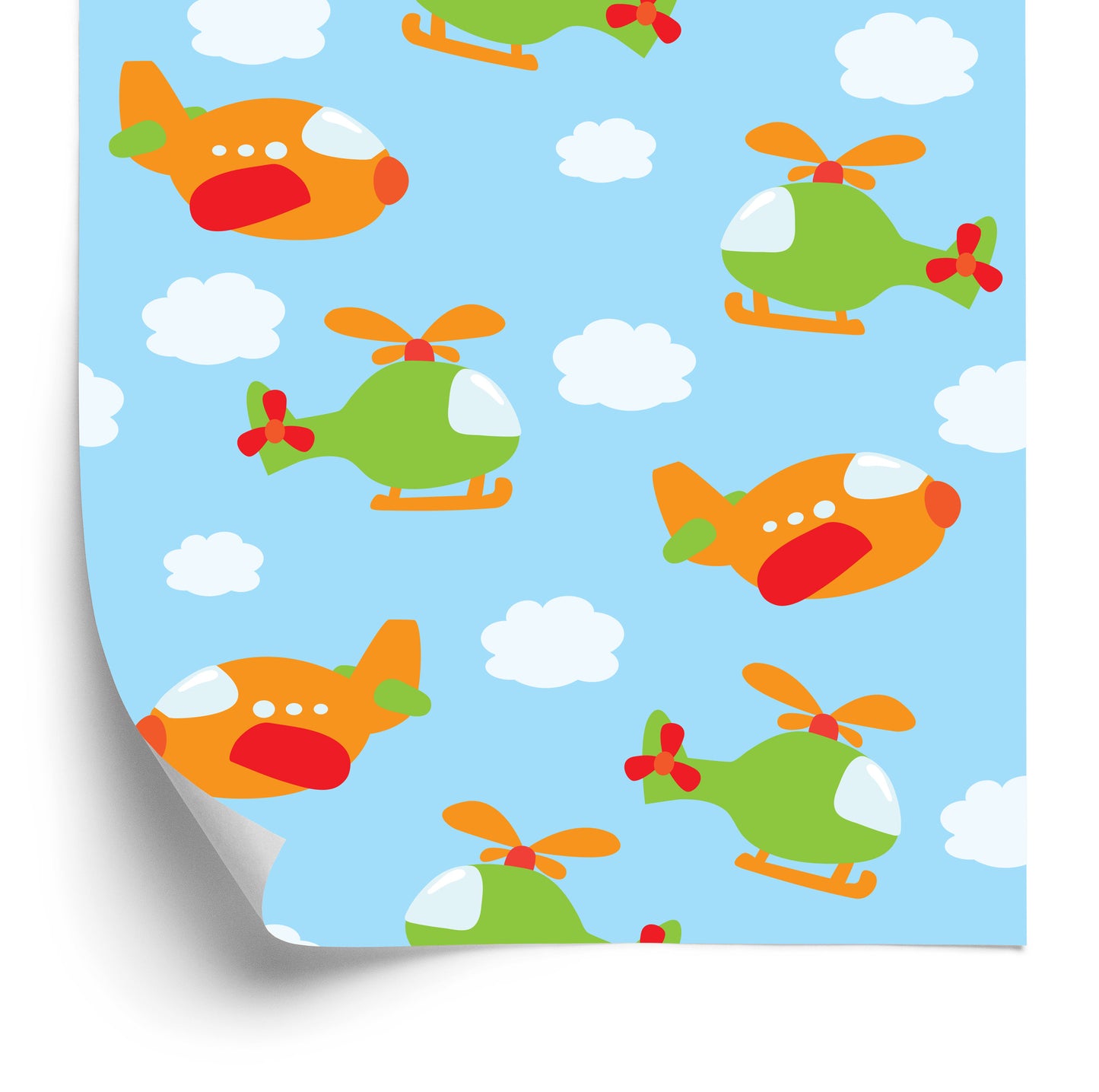 Wallpaper Fairy-Tale Helicopters And Planes