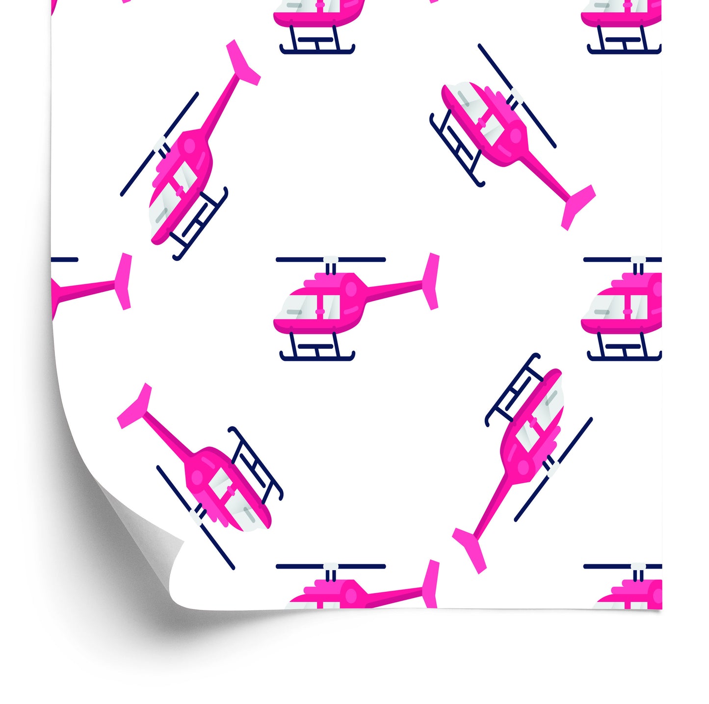 Wallpaper Pink Helicopters
