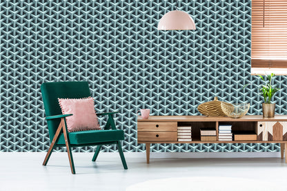 Wallpaper Modern Geometric Pattern